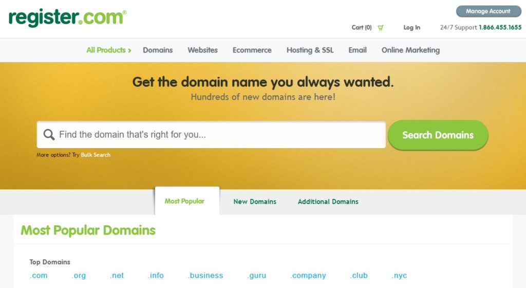 Register Domain Names