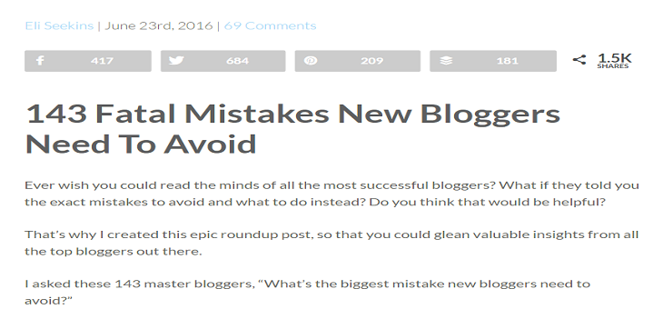 Fatal Mistakes New Bloggers Need To Avoid
