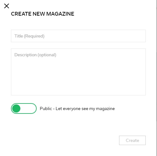 create magazine on Flipboard