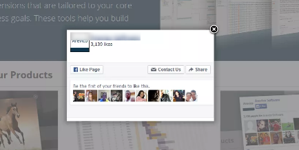 Facebook Page Promoter Lightbox