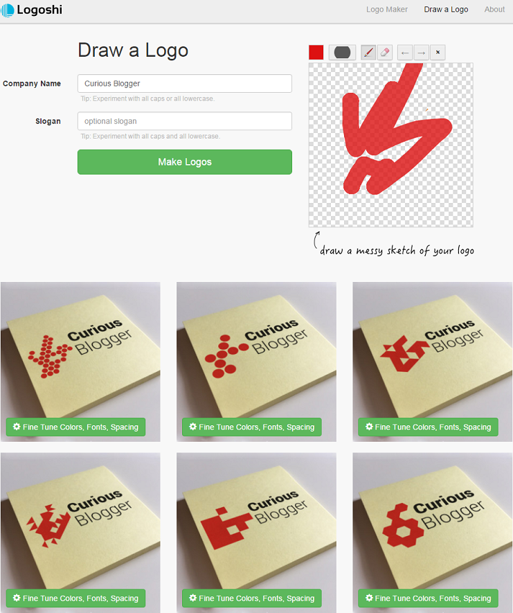 logoshi a logo maker app