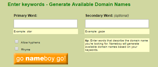 Cool Domain Name Generator