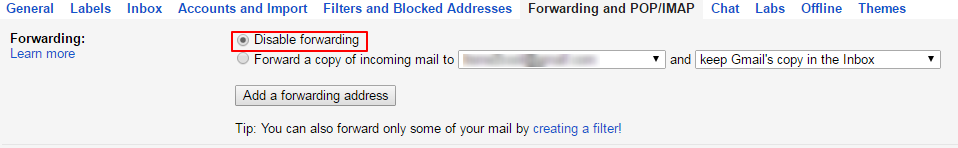 forwarding email