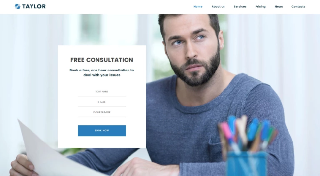 Financial Accounting WordPress Theme