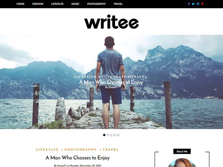 Writee-Blogging-Theme