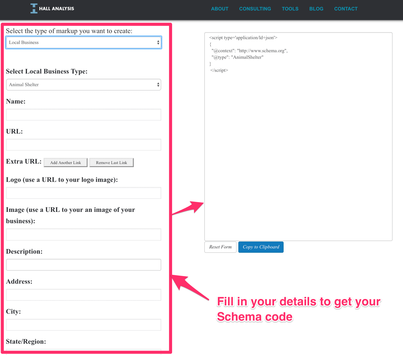 schema markup generator google