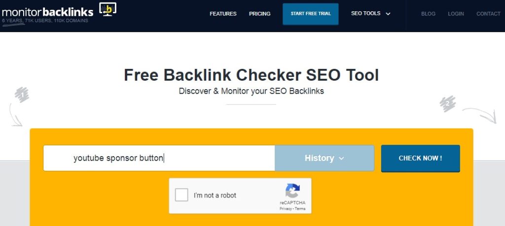 Monitor Backlinks