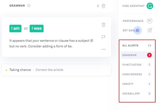 Grammarly Assistant