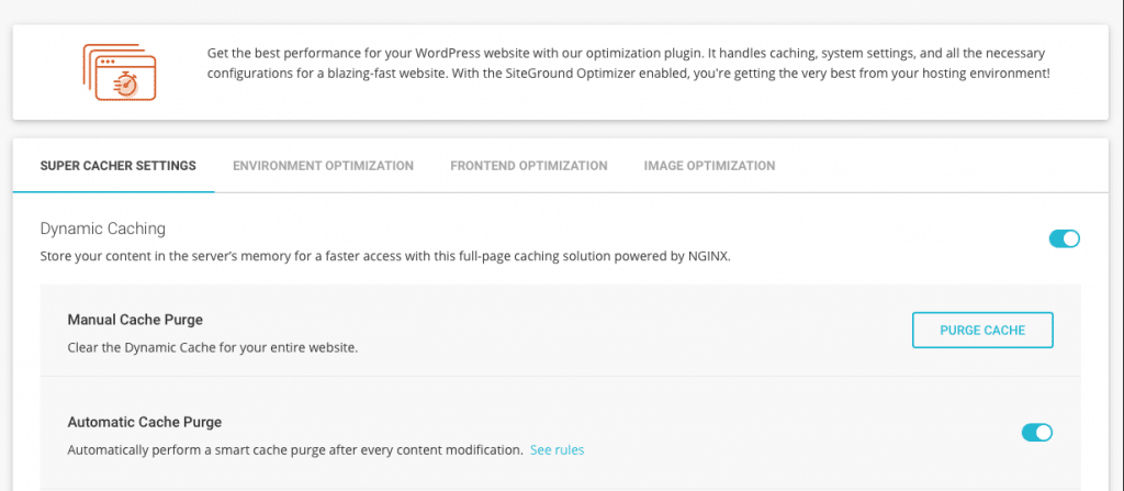 SG Optimizer Plugin