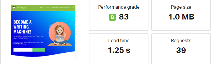 SG optimizer speed test