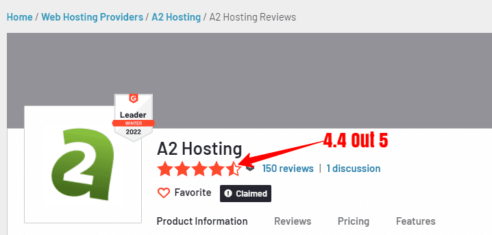 A2 Hosting Reviews G2