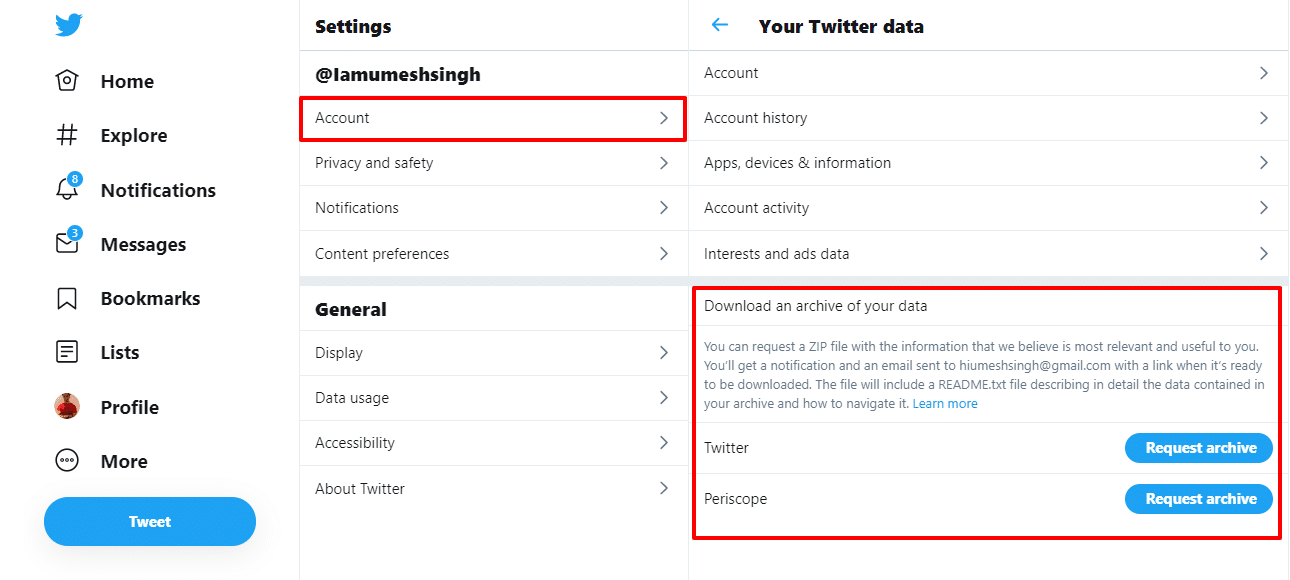 twitter archive tweets