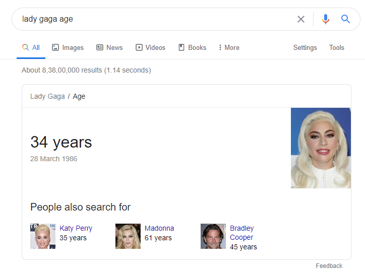 lady gaga age