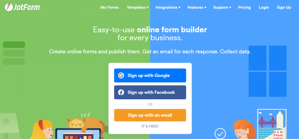 Free Online Form Builder Form Creator JotForm