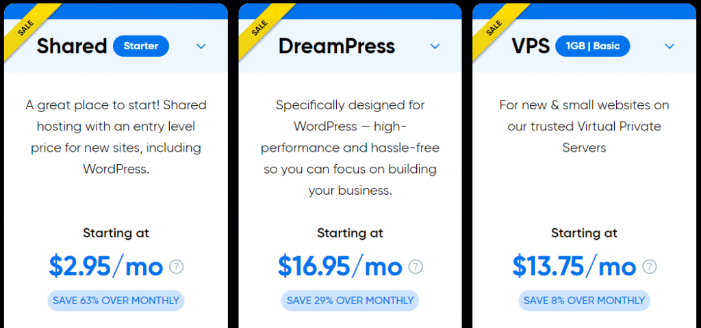 DreamHost Pricing