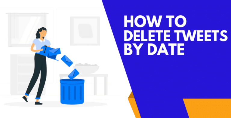 how to delete tweets by date