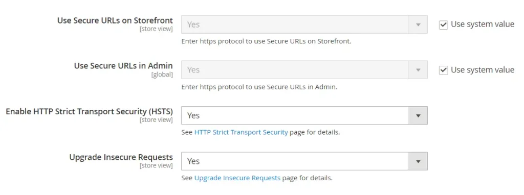 Enable HTTP Strict Transport Security (HSTS)