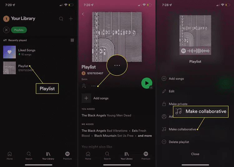 Make a Collaborative Playlist on Spotify 1