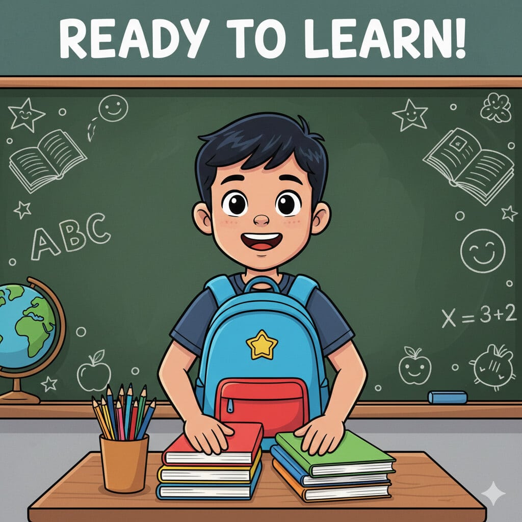 Back-to-School Celebration Illustration