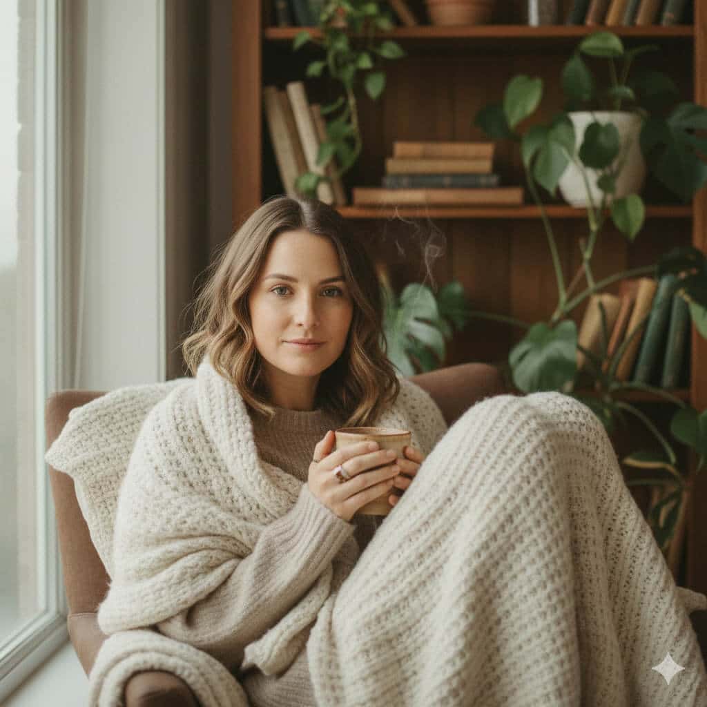 Cozy Hygge Lifestyle Portrait