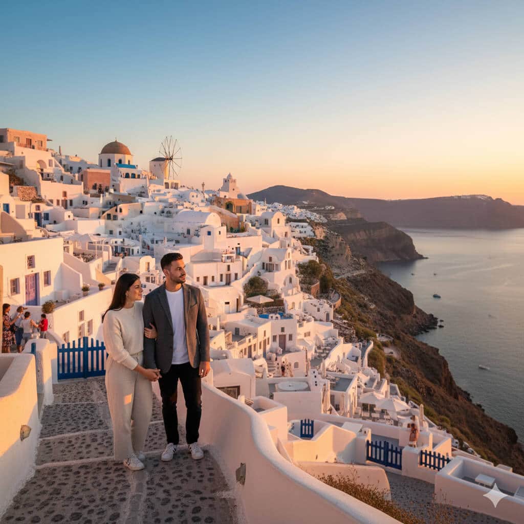 Travel Destination Couple Portrait